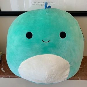 teal dinosaur squishmallow